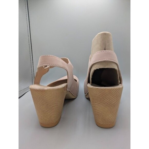 Dansko Taytum Milled Nubuck Heeled Sandals Blush Size EU40/US 9.5 - Picture 6 of 10